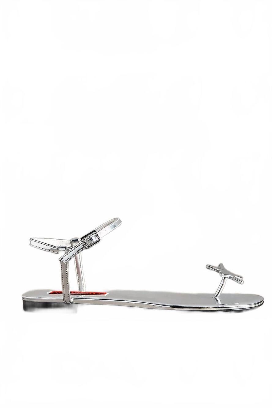 NEW SIMON MILLER women's starfish sandal in silver